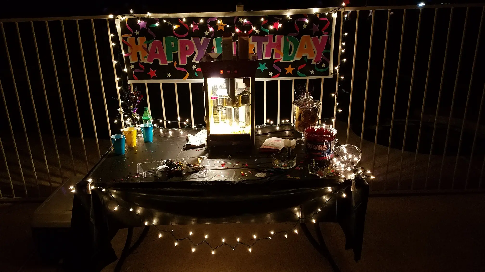 Kids at a birthday party