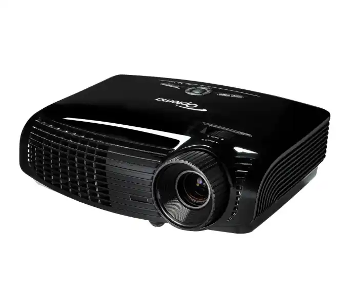 A standard 1080p HD projector on a white background, available for daily or weekly rental.